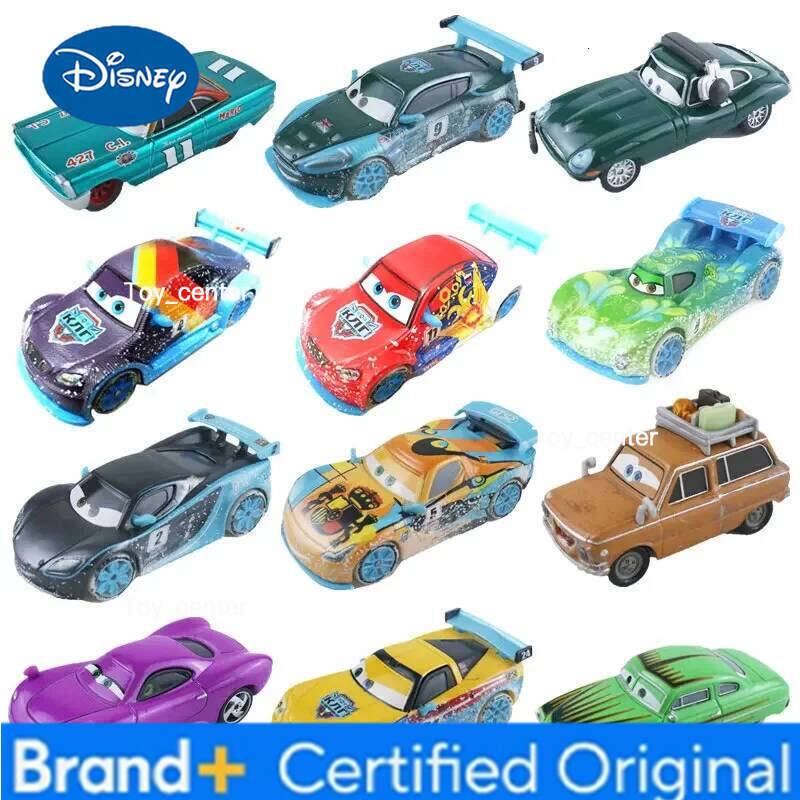 Disney 1:55 Pixar Snowflake Edition Longge rally Holley alloy die-casting Cars Model kids toys christmas gift H260113