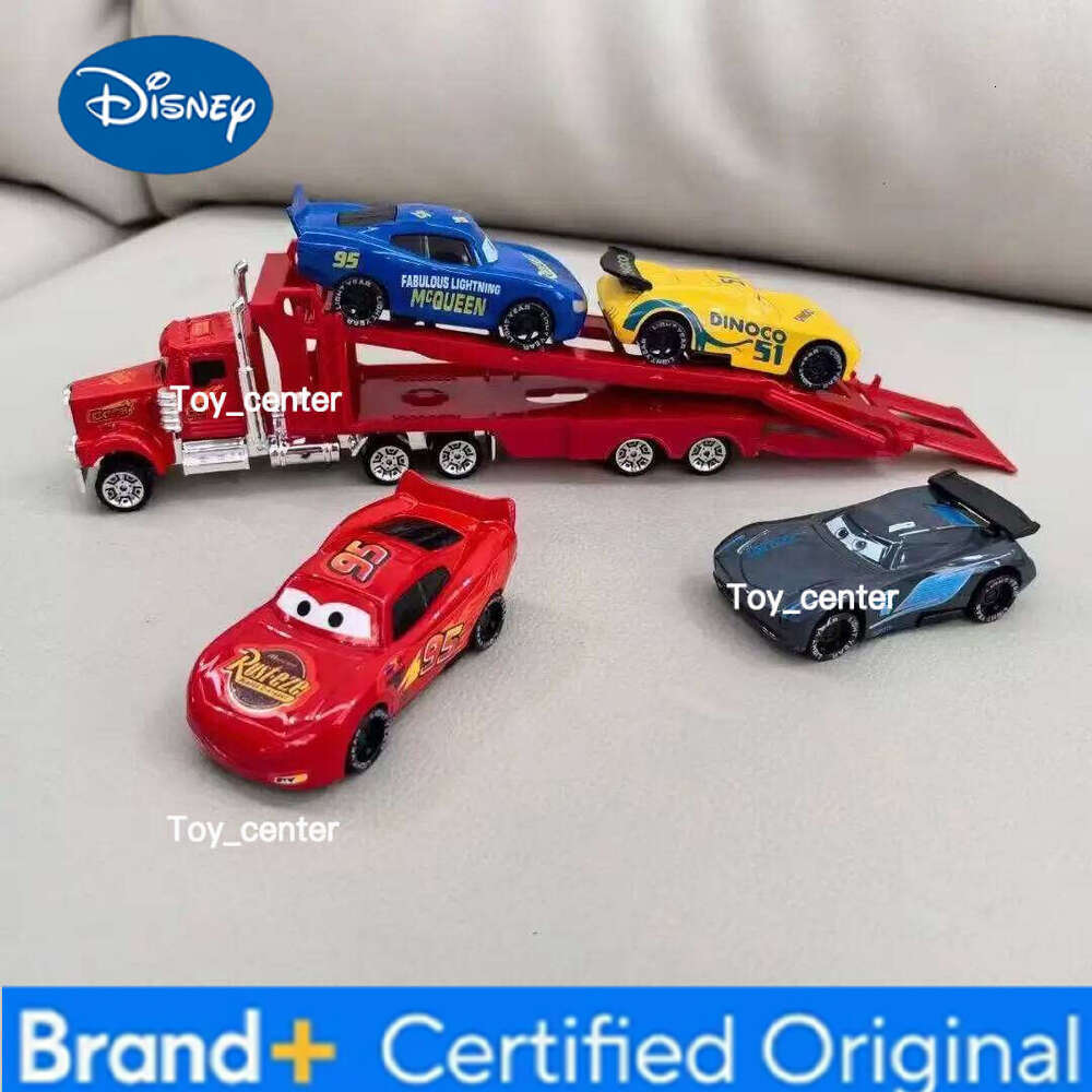 Disney Pixar 3 Lightning Mcqueen Uncle Truck Jackson Storm 1:55 Diecast Pvc Car Model Suit Toys Kids Boy Festival Kid Gift H260113