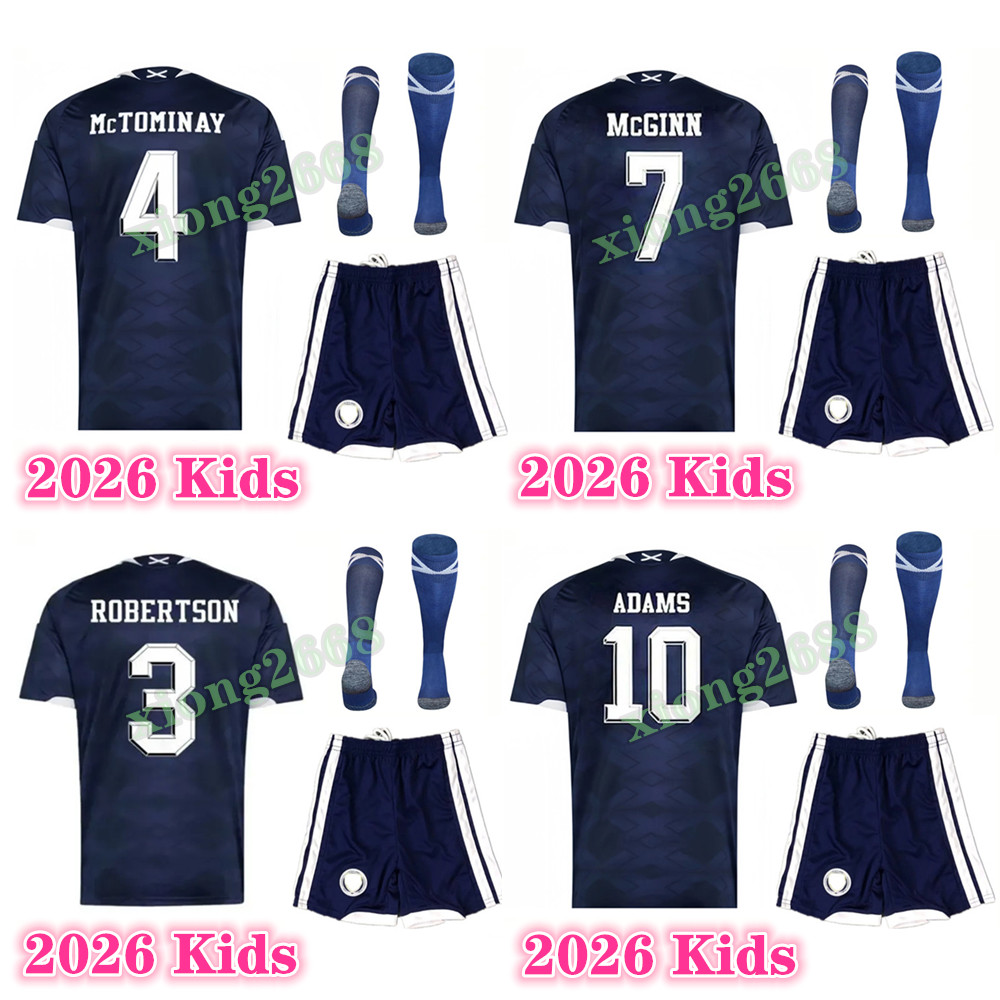 2026 2027 scotlands football shirt kids football kits soccer jerseys 26 27 McTOMINAY McGINN football jersey scotlands world cup 2026 football shirts