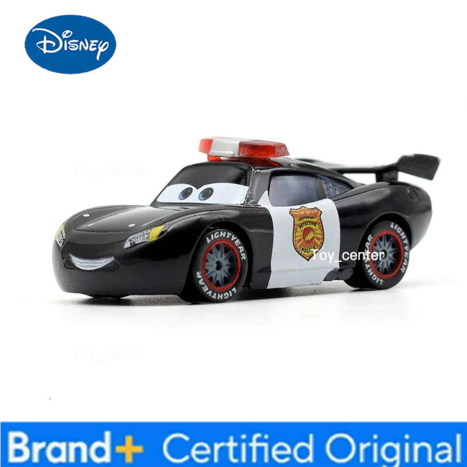 Disney Pixar Cars Anime Figures The King Sheriff Lightning McQueen Sally Chick Hicks Racing Metal Model Car Gift Children's Toys H260113