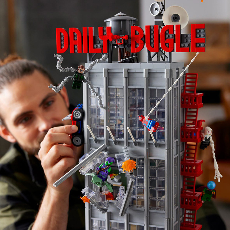 Cross-border 76178 Corner Daily Building Large Boy Assembly Toy Gift