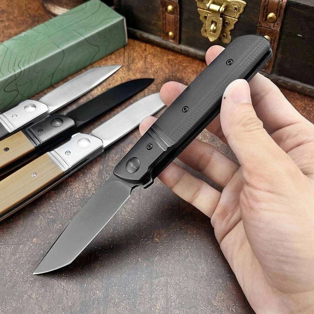 Outdoor Survival D2 Steel Tactical Folding Multifunctional Camping Self-Defense EDC Knife G10 High-Quality Outdoor Equipment