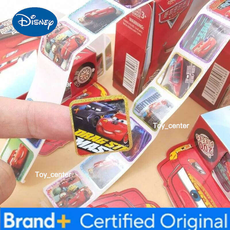 Disney Anime Peripherals Lightning McQueen Creative Cartoon Cute Roll Small Stickers DIY Self-Adhesive Decorative Gifts H260113