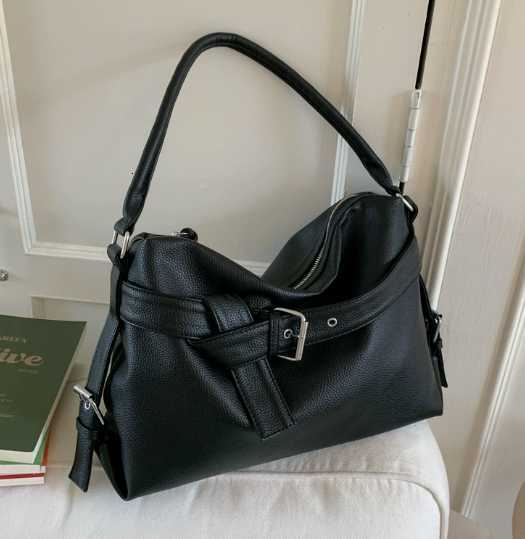 Large-capacity versatile lady-style trendy handbag for casual commuting, single-shoulder crossbody bag H260113