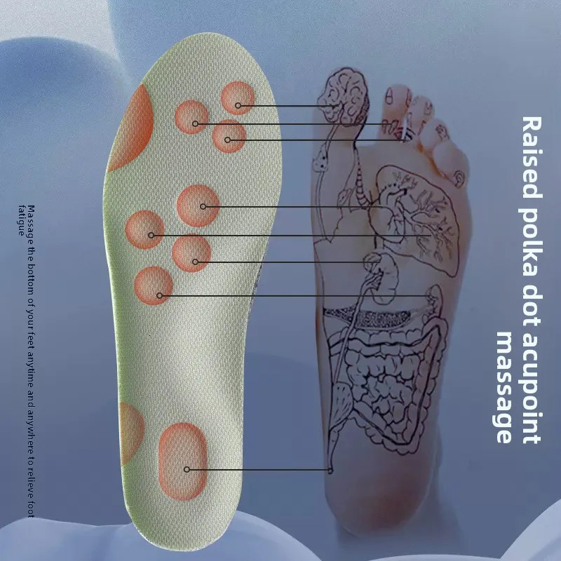 4D Latex Sport Insoles Soft High Elasticity Shoe Pads Breathable Running Basket Shoe Sole Arch Support Orthopedic Inserts Unisex 251230 - view 7