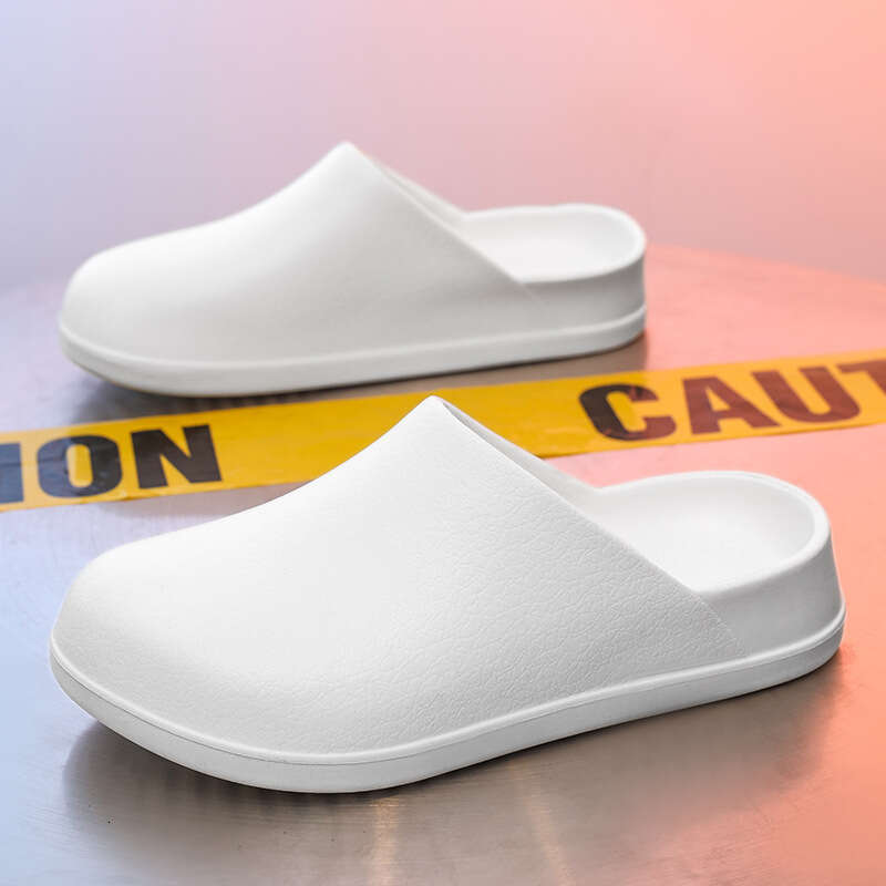men shoes tn slippers women flats designer shoe women Half-pack type Slippers Large Size Fashion Casual Shoes Non-Slip Odor-Resistant Work Sandals