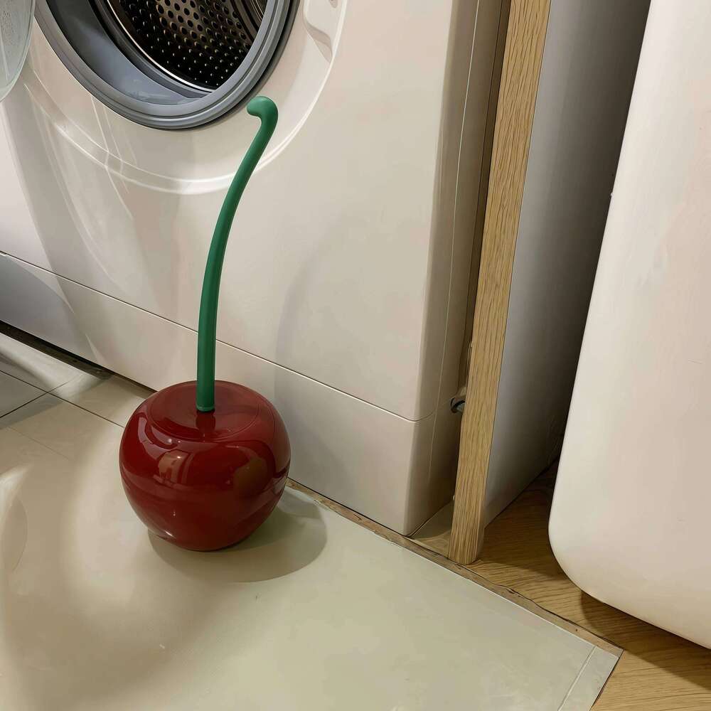 Home Cleaning Tool Creative Cherry Brush And Holder Nordic Bathroom Accessories For Living Room Bedroom Storage High-End Practical Goods