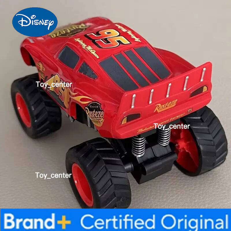 Disney Story 4 Lightning Mcqueen Car Toy With Lights And Inertial Pull-Back Function Free Wheeling Model For Kids Collection H260113