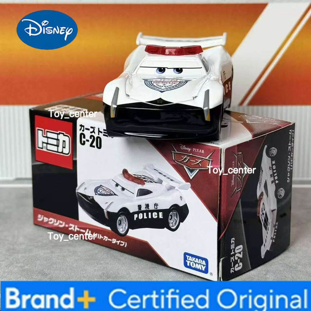 Disney Takara Tomy Cars Tomica C-20 Jackson Storm Police Car Type Alloy car Diecast Model Replica Series Children Gifts Boy Toys H260113