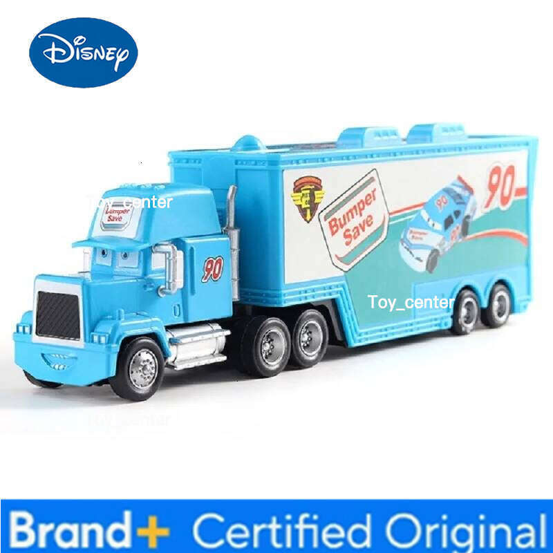 Disney Pixar Cars Mack Anime Toy Car Ramirez Container Trucks Racing Dinoco 1:55 Die Cast Model Kids Birthday Gifts Toys H260113