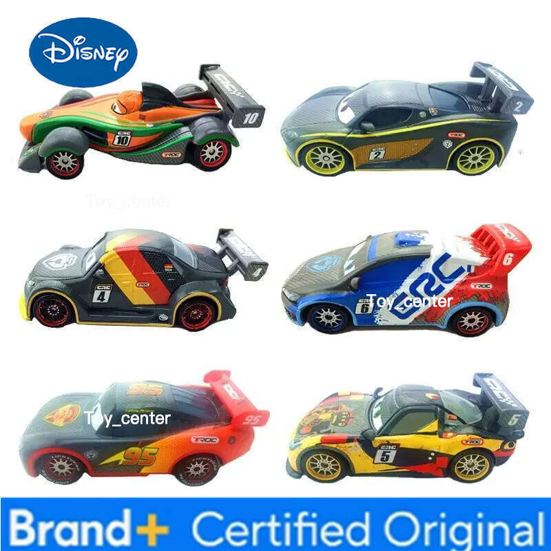 Disney Pixar Cars National Edition McQueen model Universal Cup racer alloy car children's toy Christmas gift H260113