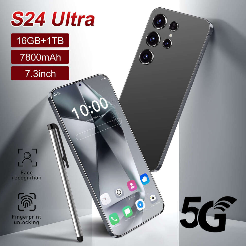 Renowned brand dedicated to cross-border intelligent 5G factory mobile phone S24Ultra super large screen 16+1TB Android phone factory direct sales CKS