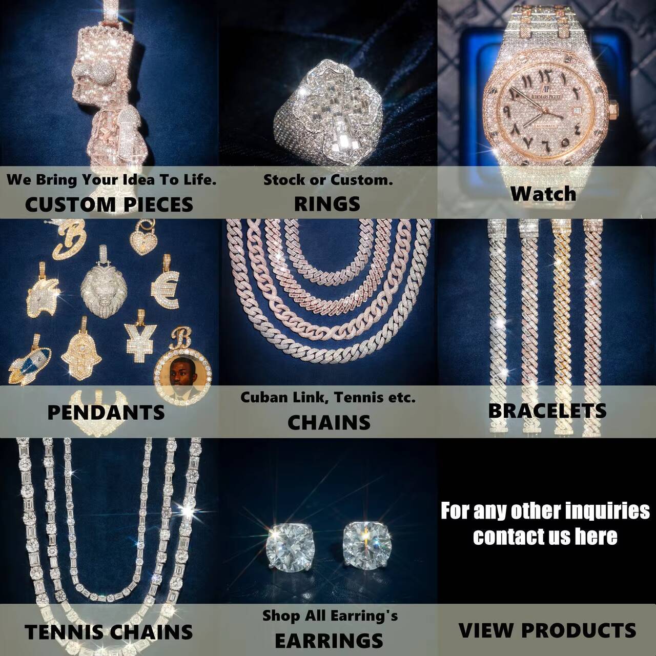 High Quality 925 Silver VVS Moissanite Tennis Chain Necklaces Bracelet GRA Certified Hip Hop Tennis Moissanite Necklaces
