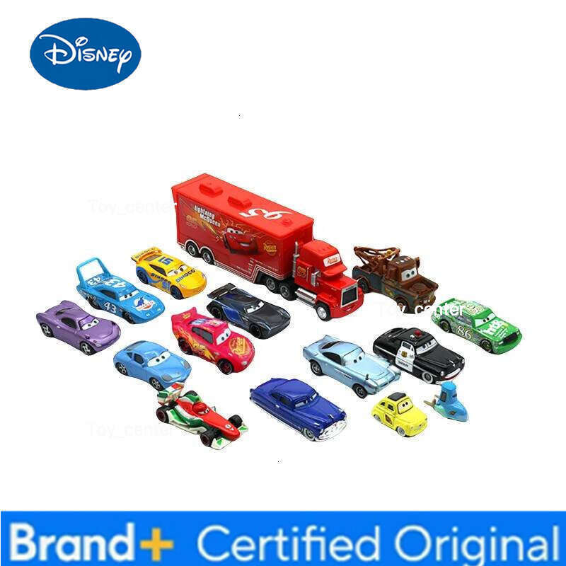 Disney Pixar Cars 3 Metal Diecast lightning McQueen Mater Champion Car Model Toy Gift Set Jackson Uncle Truck Boy Birthday Toys H260113