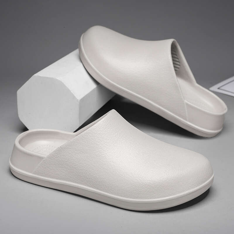 men shoes tn slippers women flats designer shoe women Half-pack type Slippers Large Size Fashion Casual Shoes Non-Slip Odor-Resistant Work Sandals