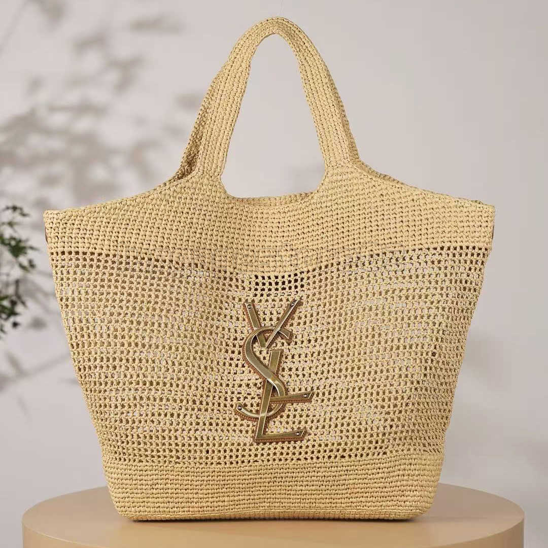 Totes Raffia Grass Beach Bag Vacation Tote Bags Luxury Designer bag Summer Shoulder Satchel Handbag Hawaii Travel Bag