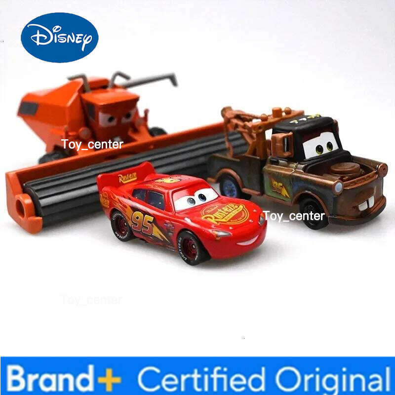 Disney Pixar Cars Lightning McQueen 1:55 Alloy Model Car Toy Mater Sheriff Metal Toys Vehicles Boy Children Gifts H260113