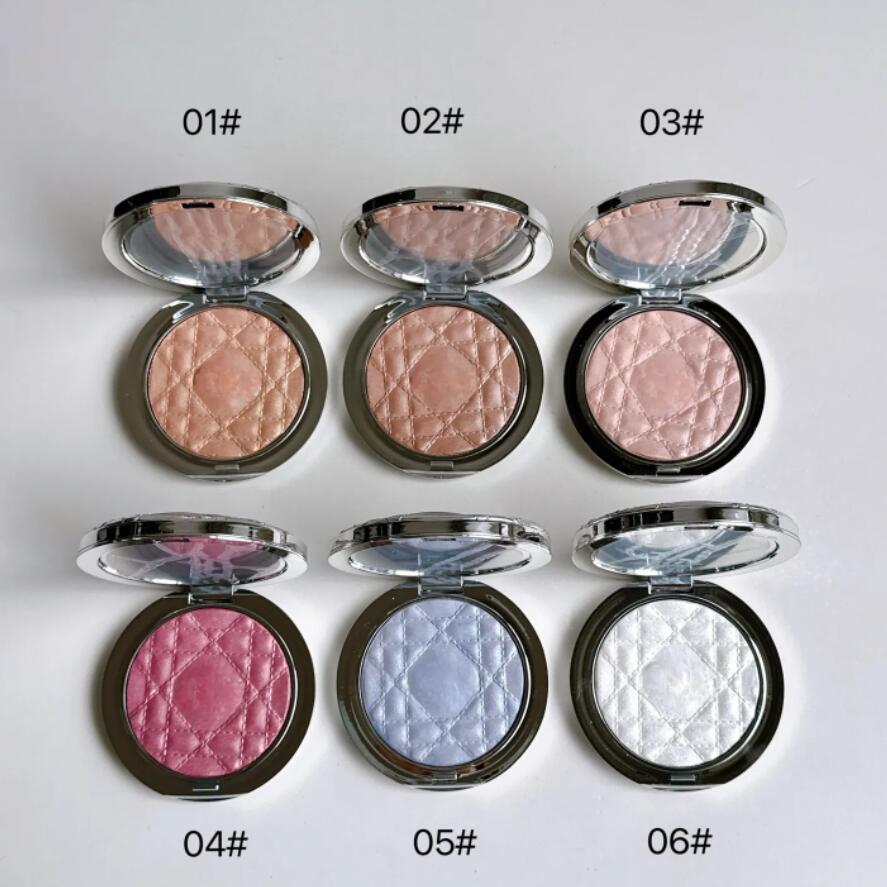 Brand Face Blush Palette 6g Single Color Rosy Glow Color-Reviving Powder Blush Natural Healthy Glow Effect Long Lasting Highlighters Face Cosmetic