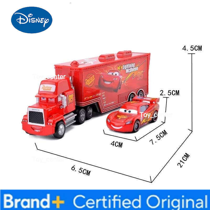 Disney Pixar cars Toy Racing Lightning McQueen Jackson Storm Mike Uncle Truck 1:55 Alloy Model Car combination Boy birthday Gift H260113