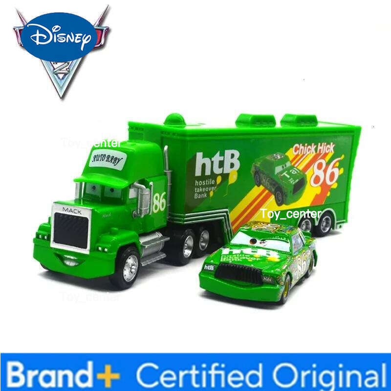 Disney pcs 1:55 Pixar Cars 2 Lightning McQueen Uncle Jimmy The King Chick Hicks Metal Modle Educational Toys Car Gift For Kids H260113