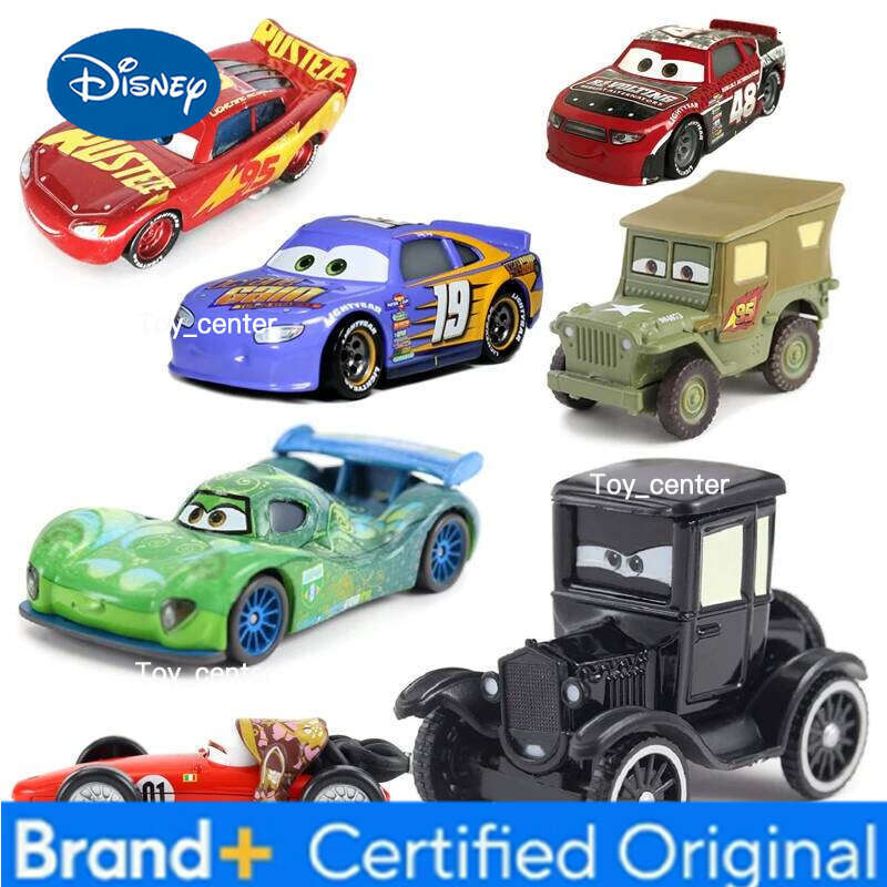 Disney Mini Pixar 2 3 Boy Lightning Metal Diecast Alloy Cars Golden McQueen Model Toy Car For Children H260113