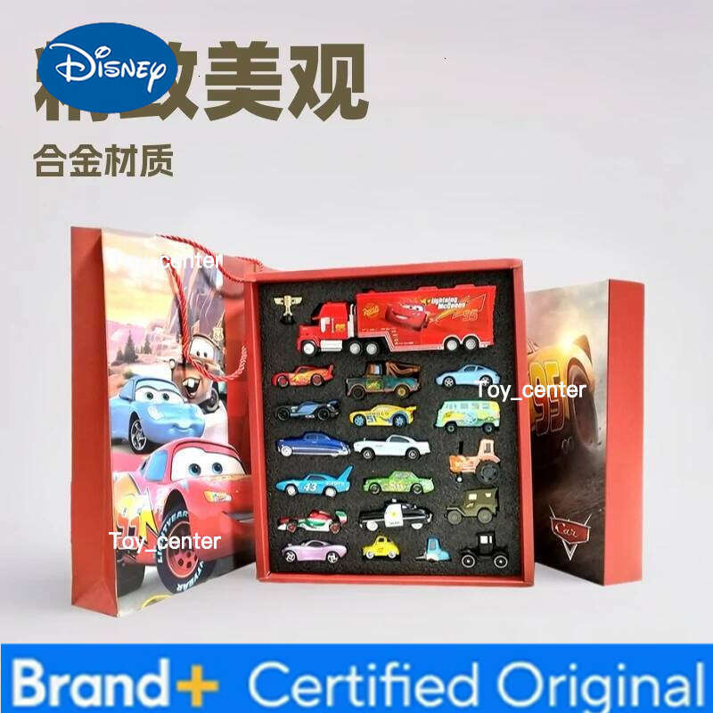 Disney Pixar Cars 1:55 Scale Alloy Diecast Truck Model - McQueen Mater Mack Uncle Radiator Springs Town Christmas Birthday Gift H260113