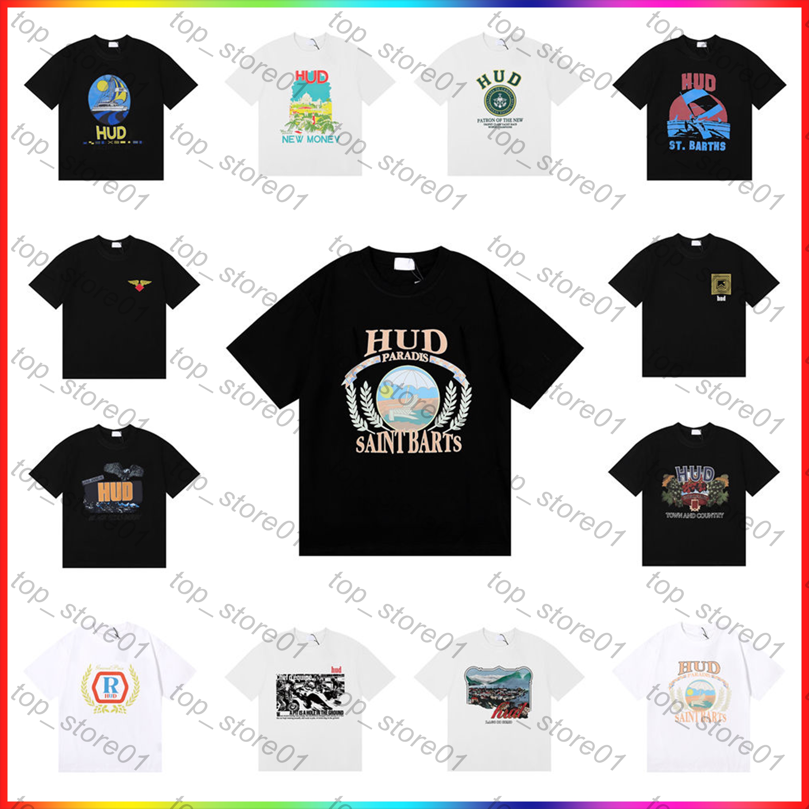 designer clothes summer mens clothing fashion men casual rhudetee classic trend letter print short sleeve graphic tee luxurys men women round neck rhudemen t shirt