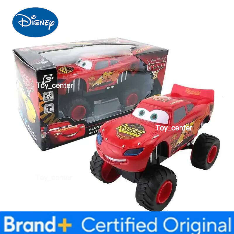 Disney Pixar Cars 3 Lightning McQueen Black Storm Jackson Cruz Sound and Light Big wheel Off road Alloy Car Children's Gift H260113