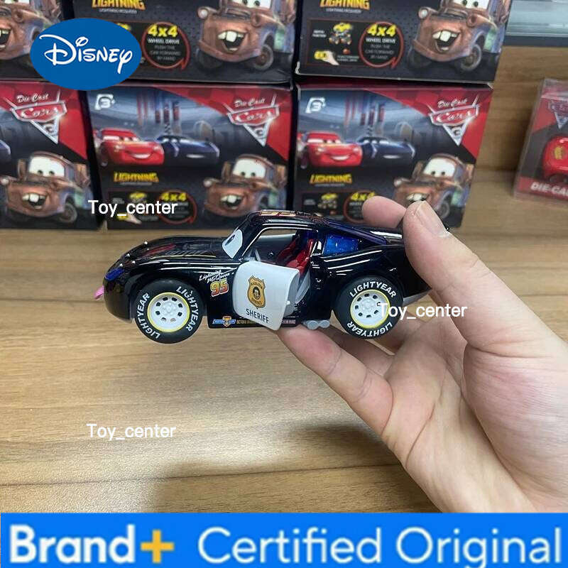 Disney New Toy Story 3 Model Car Lightning Mcqueen Metal Diecast With Lights Inertial Pull-Back Wheel Spit Out Your Tongue Cars Toys H260113