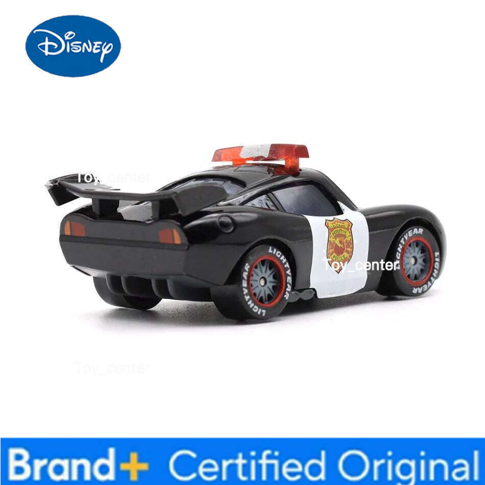 Disney Pixar Cars Anime Figures The King Sheriff Lightning McQueen Sally Chick Hicks Racing Metal Model Car Gift Children's Toys H260113
