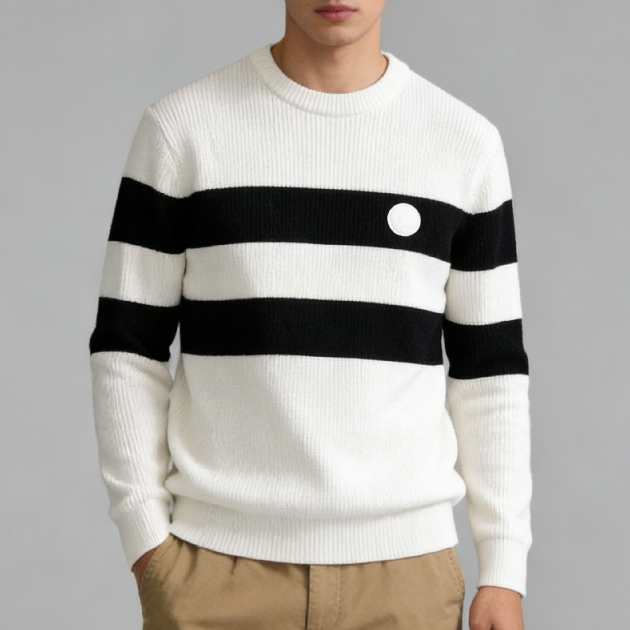 Designer Men's striped Sweaters Soft Basic Cashmere Mens Womens Pulls Winter Fashion Knitted Jumper Top Sueters Men's Clothing Knit sweaters