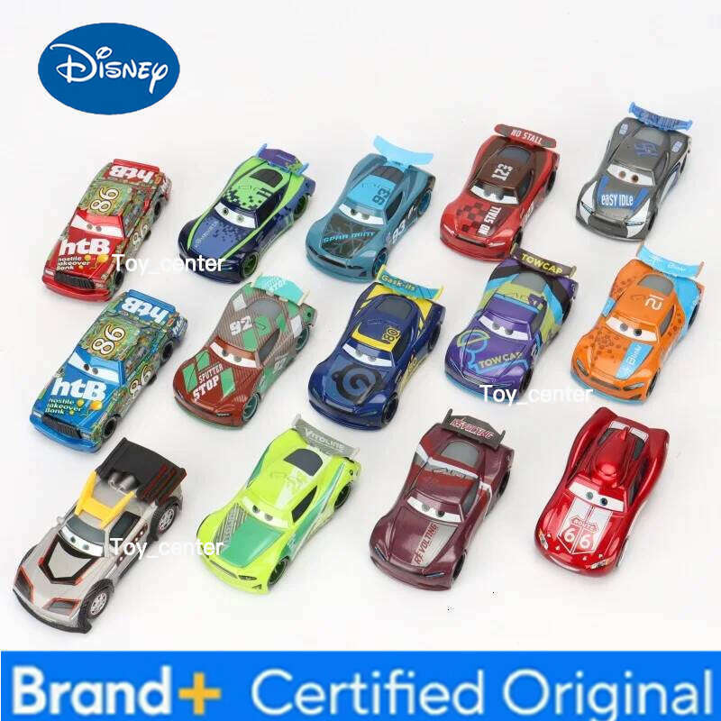 Disney Cars toy ROUTE 66 Champion McQueen Racing 1:55 Diecast Alloy car Model Boy's Christmas gift H260113