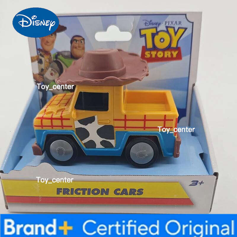 Disney Toy Story Cartoon Buzz Lightyear Woody Jessie Rex Alien Model Inertial Pull-back Free Wheel Car Toys For Kids Boy Gifts H2601131