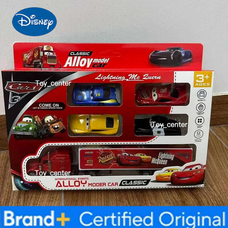 Disney 5pcs/Set Pixar 3 Lightning Mcqueen Uncle Truck Jackson Storm 1:55 Diecast PVC Car Model Toys For Kids Xmas Gift H260113