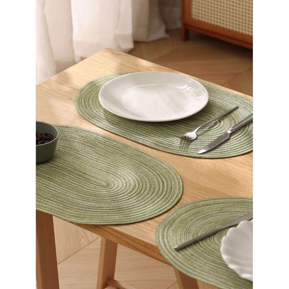 Placemats Set Of 4,Heat Resistant Pad,Place Mat Washable Mats For Kitchen Dining Table Mixed Color Non-Slip Place Mats