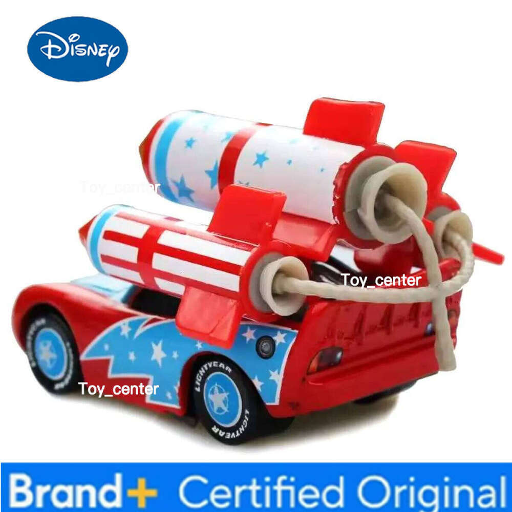 Disney Pixar Cars Rocket Fireworks McQueen Helmet Mater Diecast Model Cartoon Car Toys Boy H260113