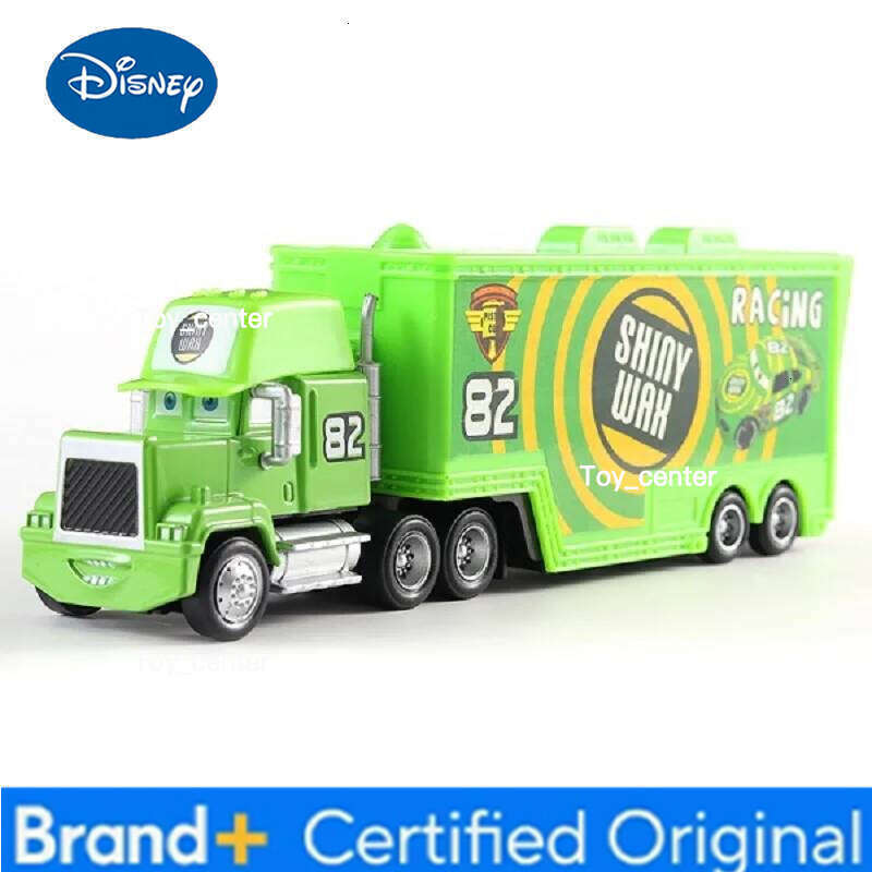 Disney Pixar Cars Mack Anime Toy Car Ramirez Container Trucks Racing Dinoco 1:55 Die Cast Model Kids Birthday Gifts Toys H260113