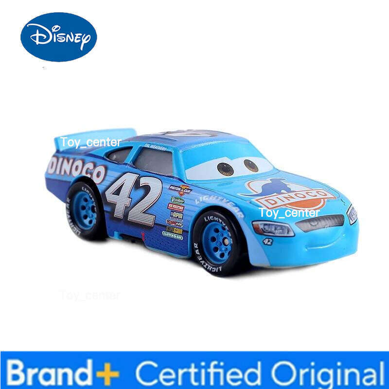Disney Pixar Cars Toys Lightning McQueen Collection No.42 Cal Weathers 1:55 Diecast Metal Alloy Boy Toy Car Kids Birthday Gift H260113