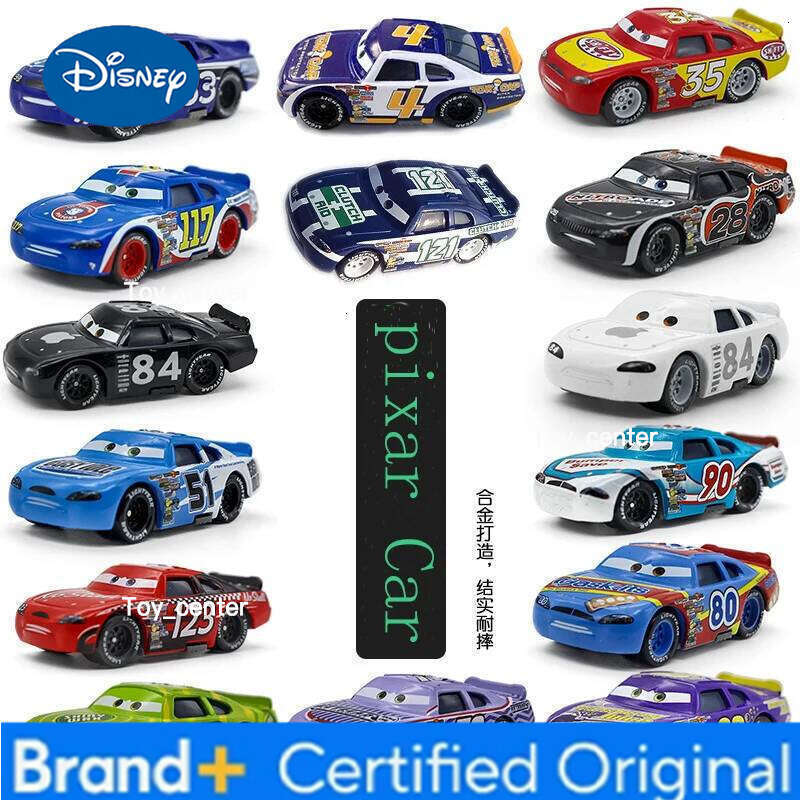 Disney Pixar 2 Alloy Model Number Car 4 28 No.33 No.117 White Apple No. 51 Boys Children Educational Gift Toys H260113