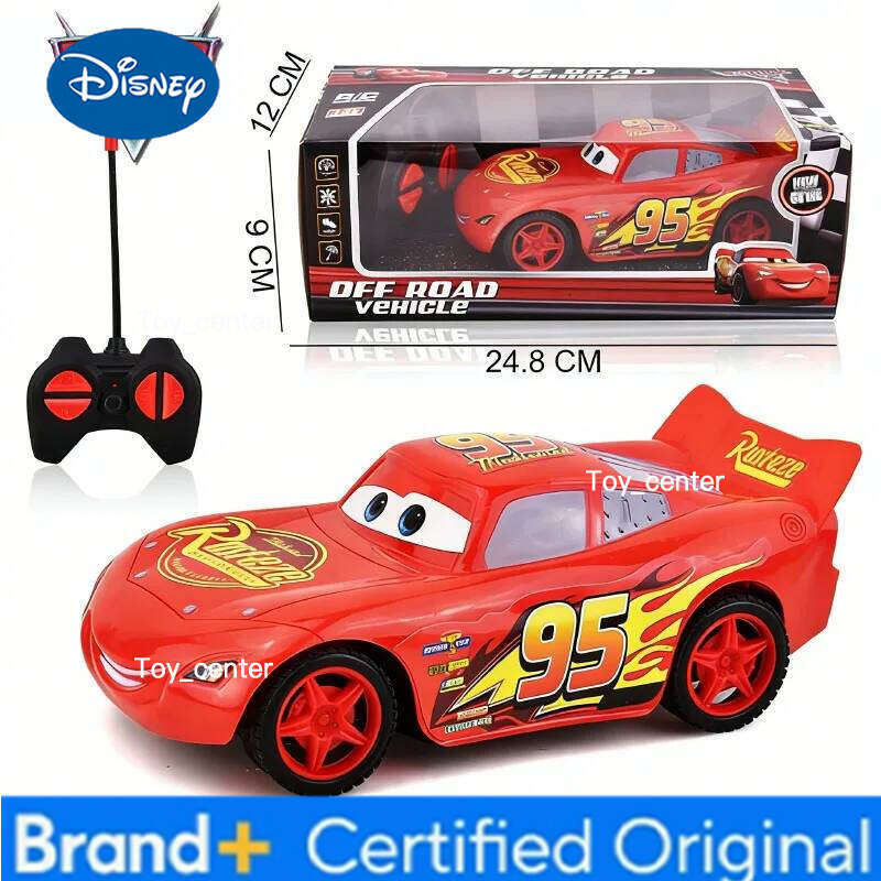 Disney 2026 Anime Pixar Cars 3 Electric Car Lightning Mcqueen Remote Control Children Toy Simulation Racing Brithday Gifts H260113