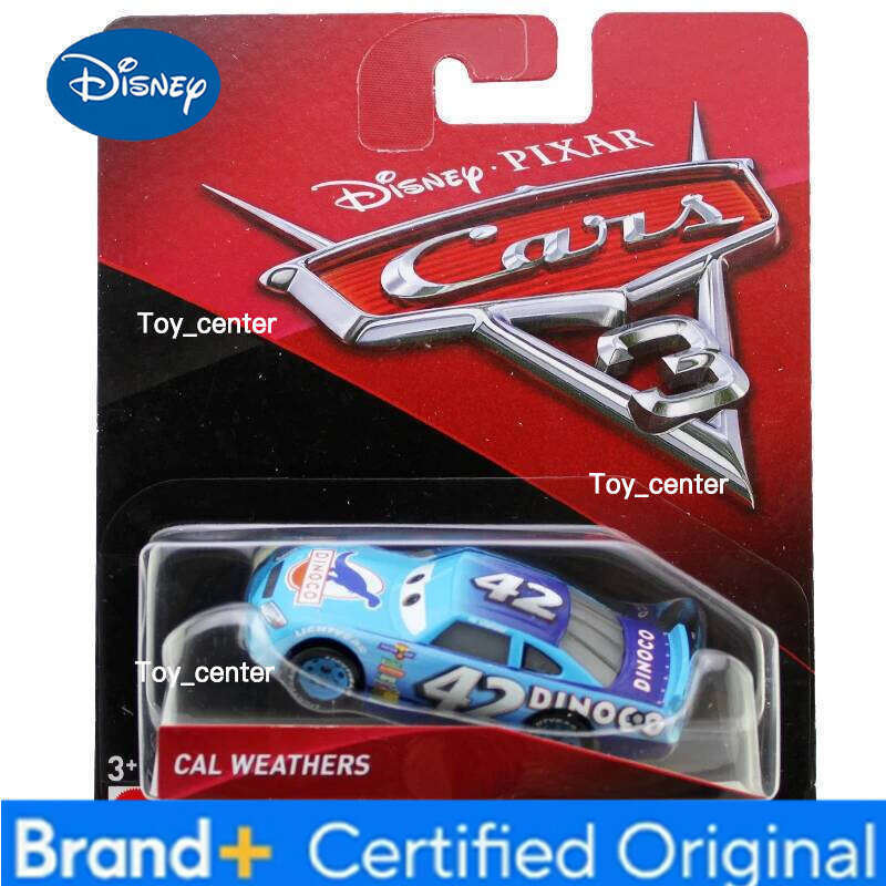 Disney Pixar 3 No. 42 CAL WEATHERS DINOCO Alloy Car Models BRINQUEDO Kids Cars Educational Toy Best Children Gift H260113