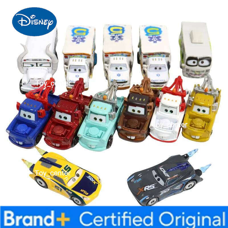 Disney Alloy Pixar Cars Arvy Cruz Ramirez McQueen Mater Mr. Destruction 1:55 Diecast Metal Car Model Toy For boy Christmas Gift H2601131