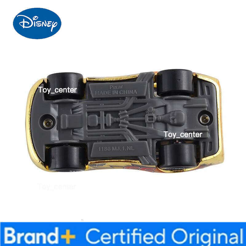 Disney Pixar 2 3 Lightning Series 1:55 Diecast Model Alloy Collection 95 Golden McQueen Toy Cars For Children H260113