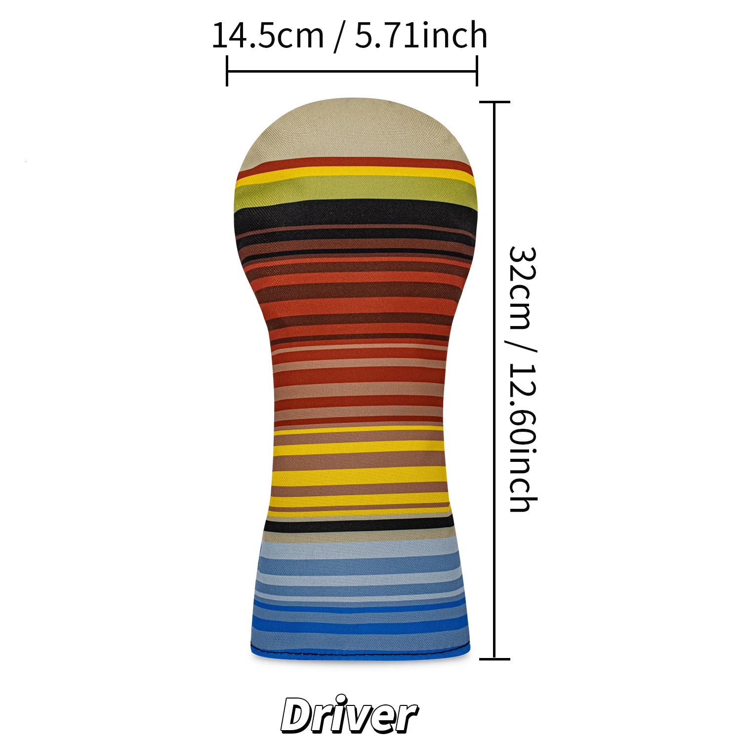 Golf Club Protective Cover - Durable and Scratch Resistant Colorful Pattern Golf Head Cover Golf Accessory Head Cover 260112