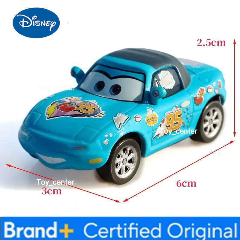Disney Pixar McQueen Chick Hicks Fans Series Metal Diecast Model Cars Kids Toy Christmas gift H260113
