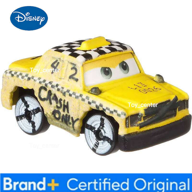 Disney 10pcs Original Pixar Cars 3 Mini Diecasts Toy Vehicles Golden School Bus Miss Fritter Lightning McQueen Metal Car Toys H260113