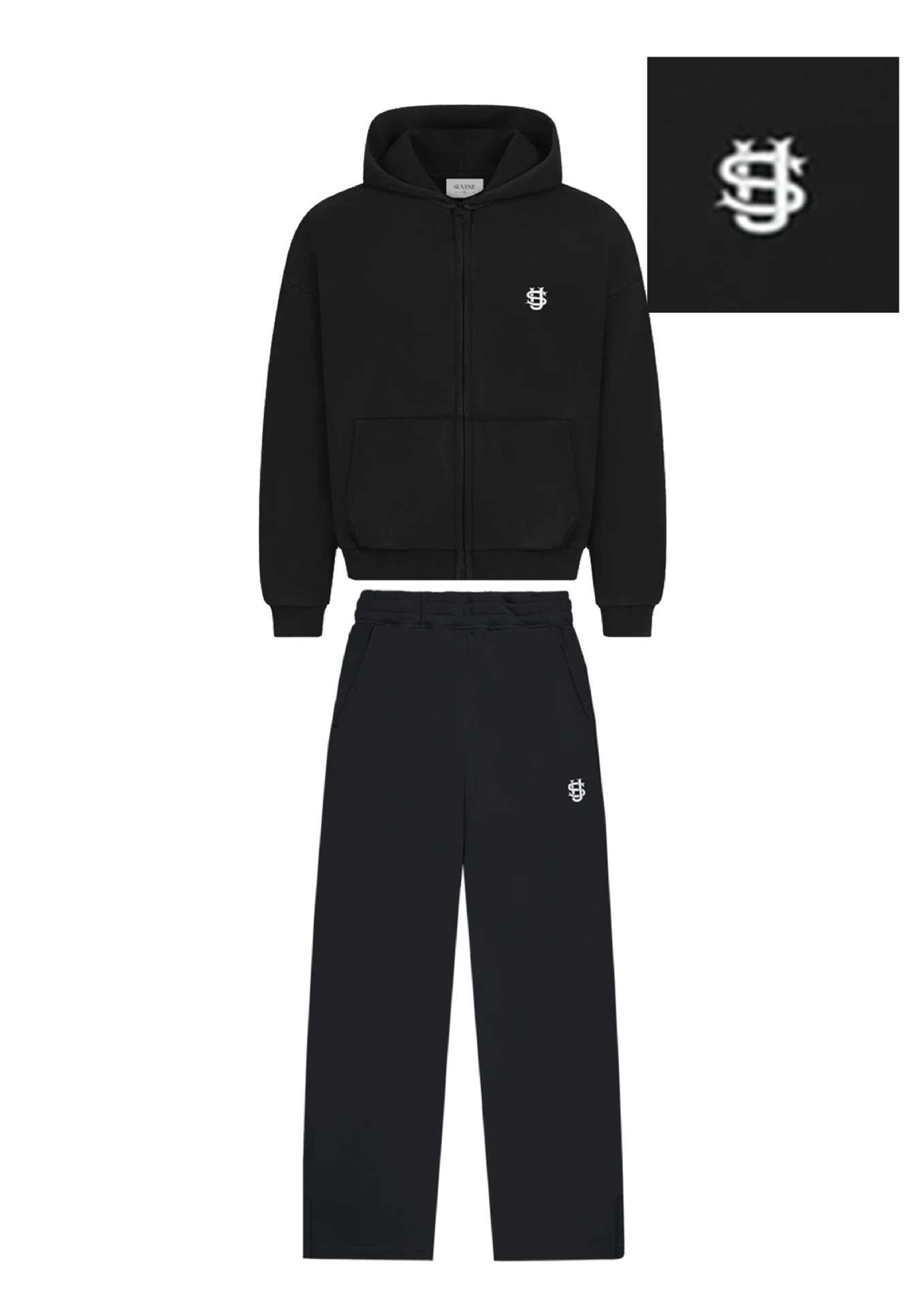 Men's Sportswear Hoodie US Dollar Sign Embroidery Solid Color Hooded Sweater Loose Fleece Pullover Sportswear Dark Blue Y2K Plus Thick Street Fas