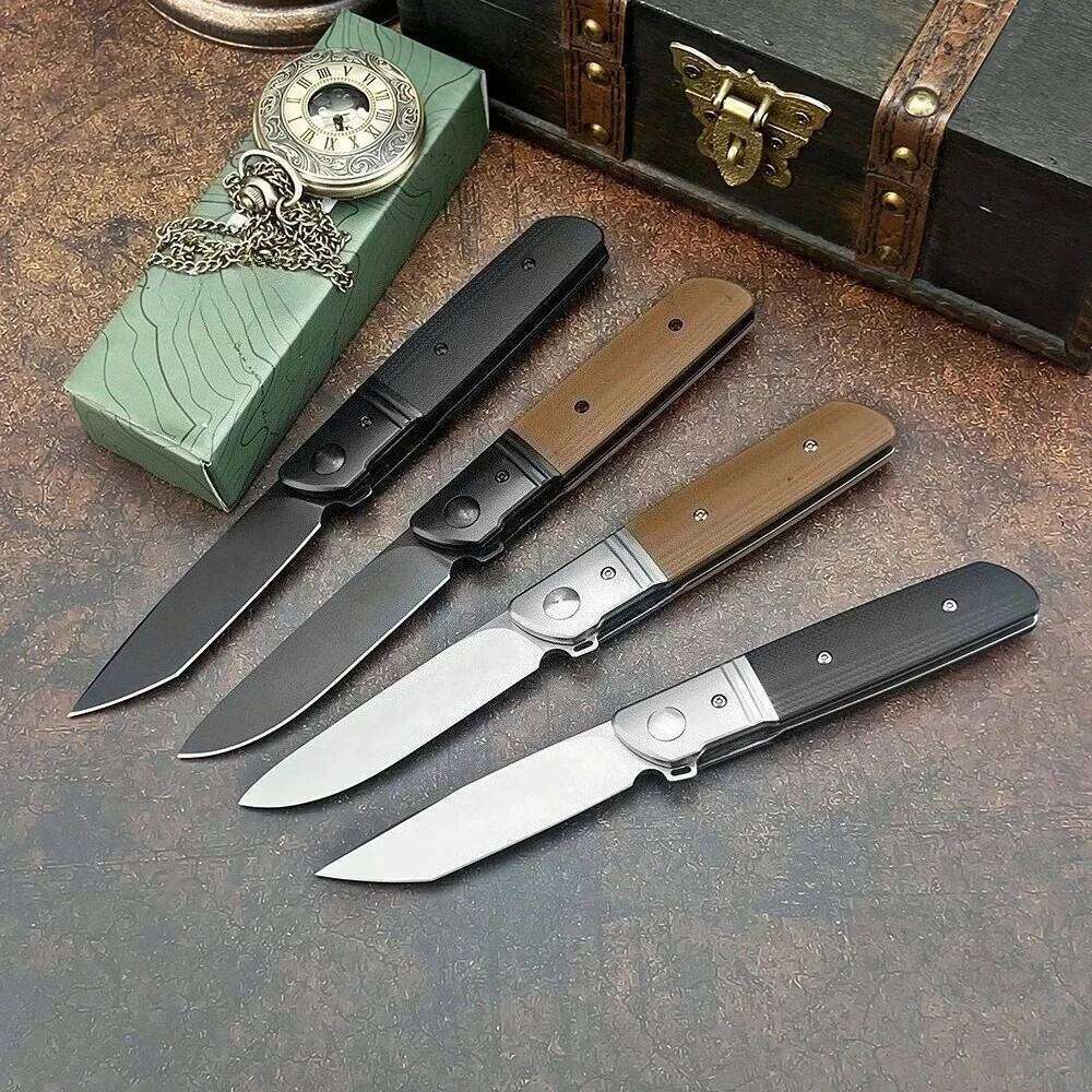 Outdoor Survival D2 Steel Tactical Folding Multifunctional Camping Self-Defense EDC Knife G10 High-Quality Outdoor Equipment