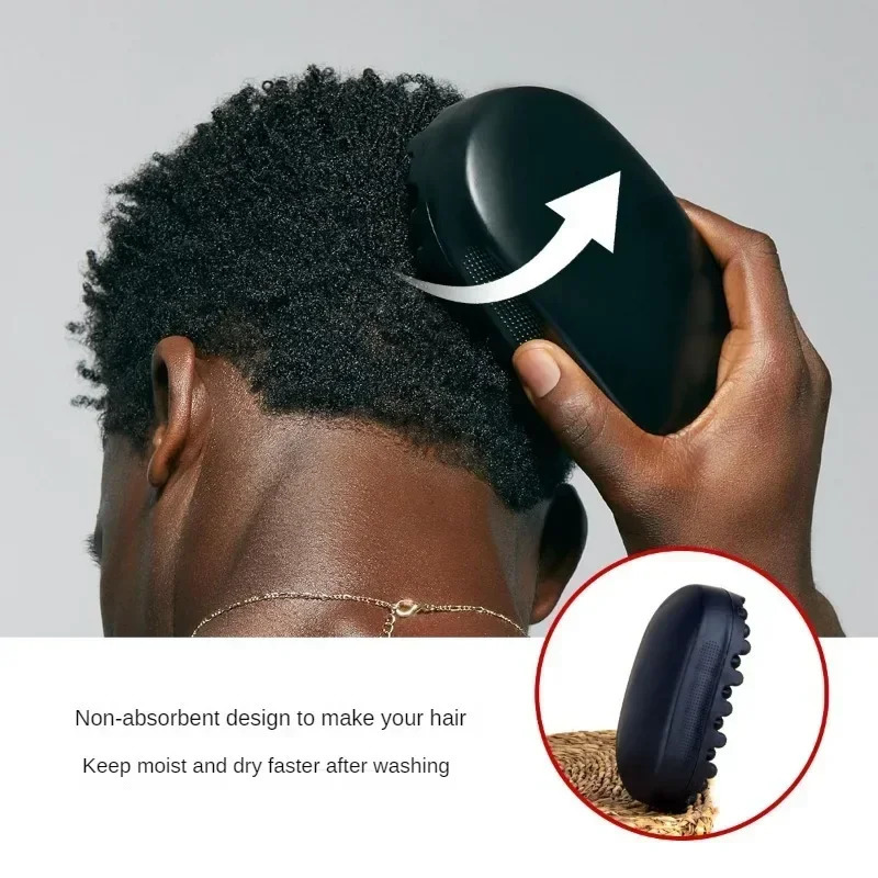Curling Hair Sponge Barbers Styling Dreadlock for Black Curls Hairdressing Massage Cleaning Tools for Men Afro Curl Brush 260109