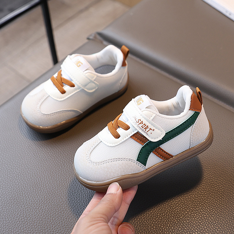 free shipping spring and autumn new baby boys mesh breathable sneakers girls anti slip casual trend running shoes toddler outdoor flat shoes sizes2230